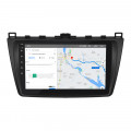 Штатная магнитола Lesko для Mazda 6 II (GH) Рестайлинг 2009-2013 экран 9" 4/64Gb 4G Wi-Fi GPS Top