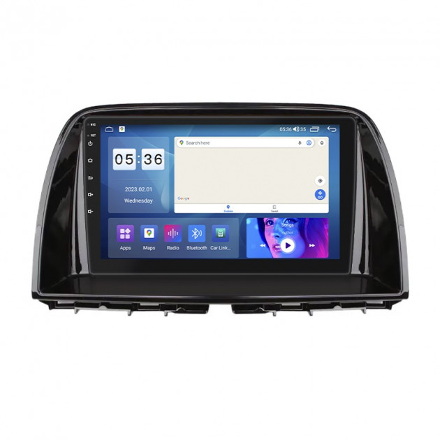 Штатная магнитола Lesko для Mazda CX-5 I 2011-2015 экран 9" 2/32Gb CarPlay 4G Wi-Fi GPS Prime