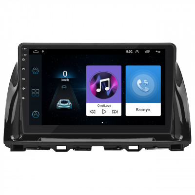 Штатная магнитола Lesko для Mazda CX-5 I Рестайлинг 2015-2017 экран 10" 1/16Gb Wi-Fi GPS Base