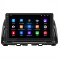 Штатная магнитола Lesko для Mazda CX-5 I Рестайлинг 2015-2017 экран 10" 1/16Gb Wi-Fi GPS Base