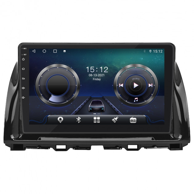 Штатная магнитола Lesko для Mazda CX-5 I Рестайлинг 2015-2017 экран 10" 4/32Gb 4G Wi-Fi GPS Top