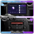 Штатная магнитола Lesko для Mazda MX-5 III (NC) Рестайлинг 2008-2015 экран 9" 2/32Gb CarPlay 4G Wi-Fi GPS Prime