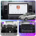 Штатная магнитола Lesko для Mazda Premacy II (CR) 2005-2007 экран 9" 4/64 QLED CarPlay 4G Wi-Fi GPS 360 Prime