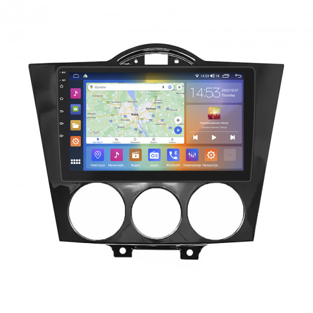 Штатная магнитола Lesko для Mazda RX-8 I 2003-2008 экран 9" 4/64Gb CarPlay 4G Wi-Fi GPS Prime