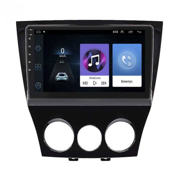 Штатная магнитола Lesko для Mazda RX-8 I Рестайлинг 2008-2012 экран 9" 1/16Gb Wi-Fi GPS Base