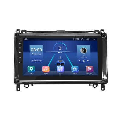 Штатная магнитола Lesko для Mercedes-Benz A-Класс II (W169) 2004-2008 экран 9" 6/128Gb 4G Wi-Fi GPS Top