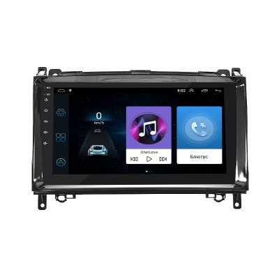 Штатная магнитола Lesko для Mercedes-Benz A-Класс II (W169) Рестайлинг 2008-2012 экран 9" 1/16Gb Wi-Fi GPS Base