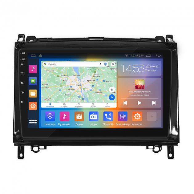 Штатная магнитола Lesko для Mercedes-Benz B-Класс I (W245) 2005-2009 экран 9" 2/32Gb CarPlay 4G Wi-Fi GPS Prime