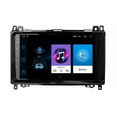 Штатная магнитола Lesko для Mercedes-Benz B-Класс I (W245) Рестайлинг 2008-2011 экран 9" 1/16Gb Wi-Fi GPS Base