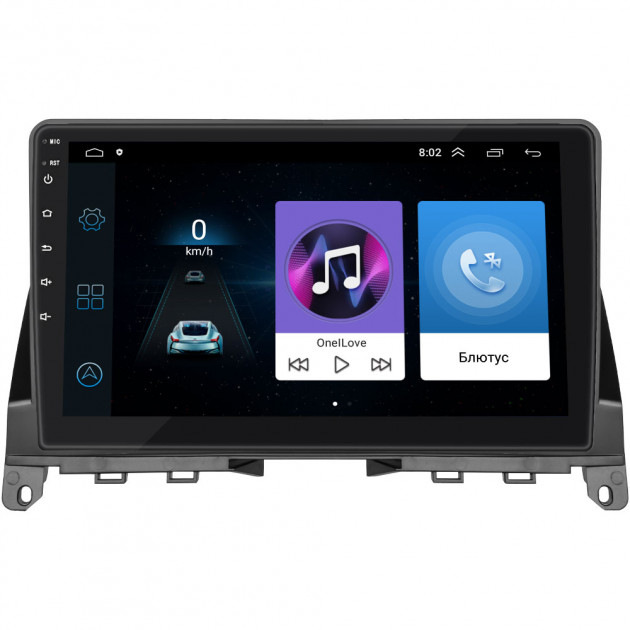 Штатная магнитола Lesko для Mercedes-Benz C-Класс III (W204) 2006-2011 экран 9" 1/16Gb Wi-Fi GPS Base