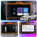 Штатная магнитола Lesko для Mercedes-Benz CLK-Класс II (W209) 2002-2005 экран 9" 1/16Gb Wi-Fi GPS Base