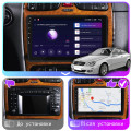 Штатная магнитола Lesko для Mercedes-Benz CLK-Класс II (W209) 2002-2005 экран 9" 4/64Gb CarPlay 4G Wi-Fi GPS Prime