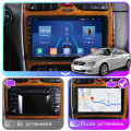 Штатная магнитола Lesko для Mercedes-Benz CLK-Класс II (W209) 2002-2005 экран 9" 6/128Gb 4G Wi-Fi GPS Top