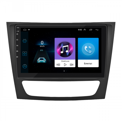 Штатная магнитола Lesko для Mercedes-Benz CLS I (C219) Рестайлинг 2008-2010 экран 9" 1/16Gb Wi-Fi GPS Base