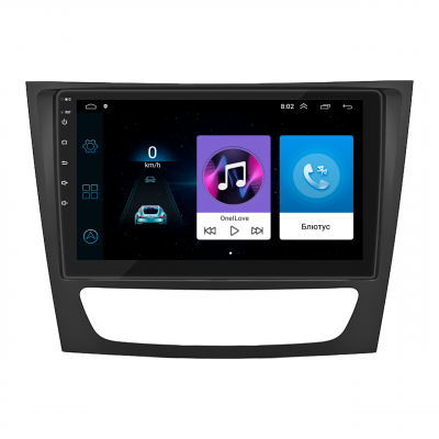 Штатная магнитола Lesko для Mercedes-Benz E-Класс III (W211, S211) Рестайлинг 2006-2009 экран 9" 1/16Gb Wi-Fi GPS Base