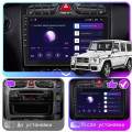Штатная магнитола Lesko для Mercedes-Benz G-Класс II (W463) 1990-2006 экран 9" 4/64Gb 4G Wi-Fi GPS Top