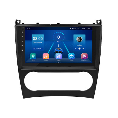 Штатная магнитола Lesko для Mercedes-Benz G-Класс II (W463) Рестайлинг 1 2006-2008 экран 9" 6/128Gb 4G Wi-Fi GPS Top