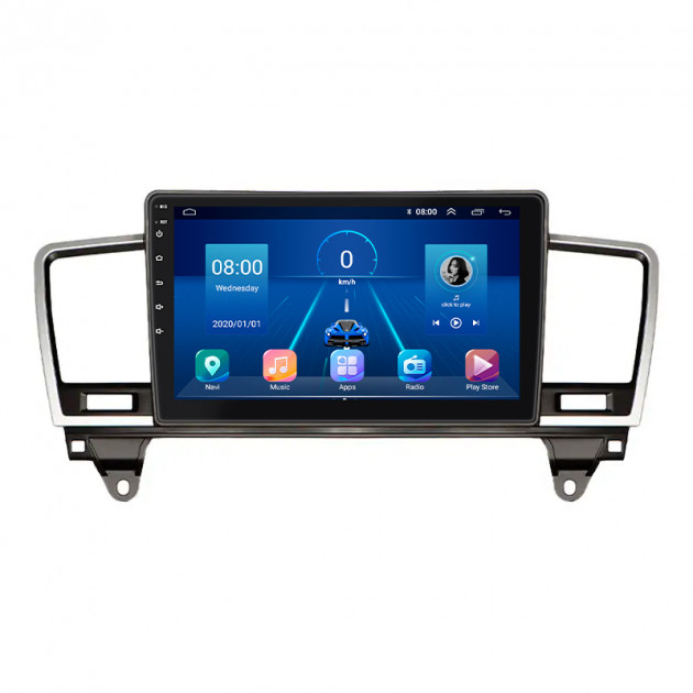 Штатная магнитола Lesko для Mercedes-Benz M-Класс III (W166) 2011-2015 экран 9" 2/32Gb 4G Wi-Fi GPS Top