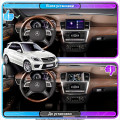 Штатная магнитола Lesko для Mercedes-Benz M-Класс III (W166) 2011-2015 экран 9" 6/128Gb 4G Wi-Fi GPS Top