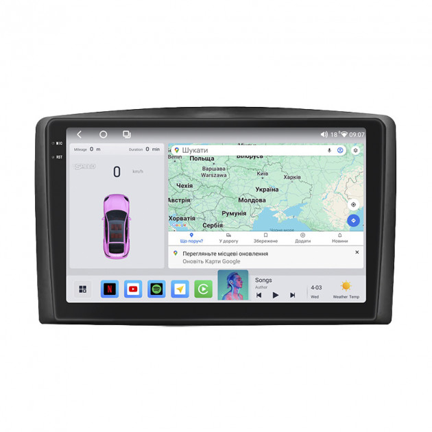 Штатная магнитола Lesko для Mercedes-Benz Metris  2015-н.в. экран 10" 4/64 QLED CarPlay 4G Wi-Fi GPS 360 Prime