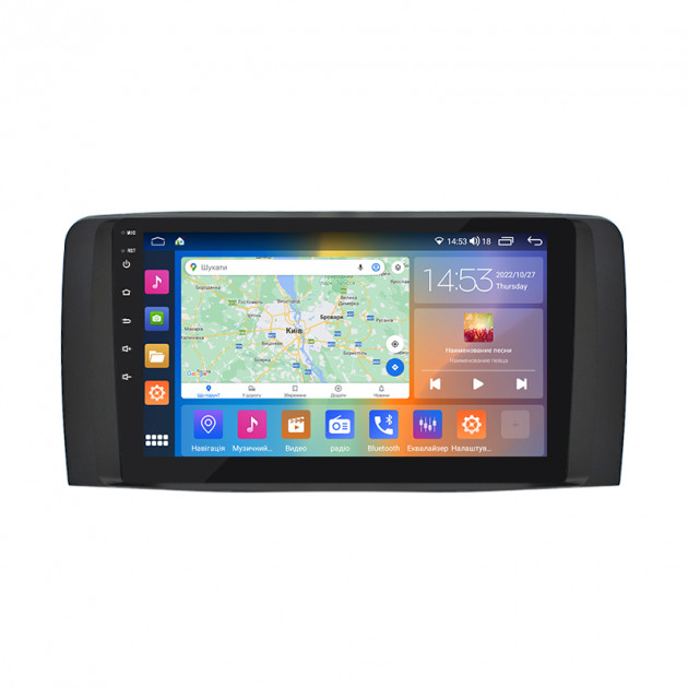 Штатная магнитола Lesko для Mercedes-Benz R-Класс I 2005-2007 экран 9" 2/32Gb CarPlay 4G Wi-Fi GPS Prime
