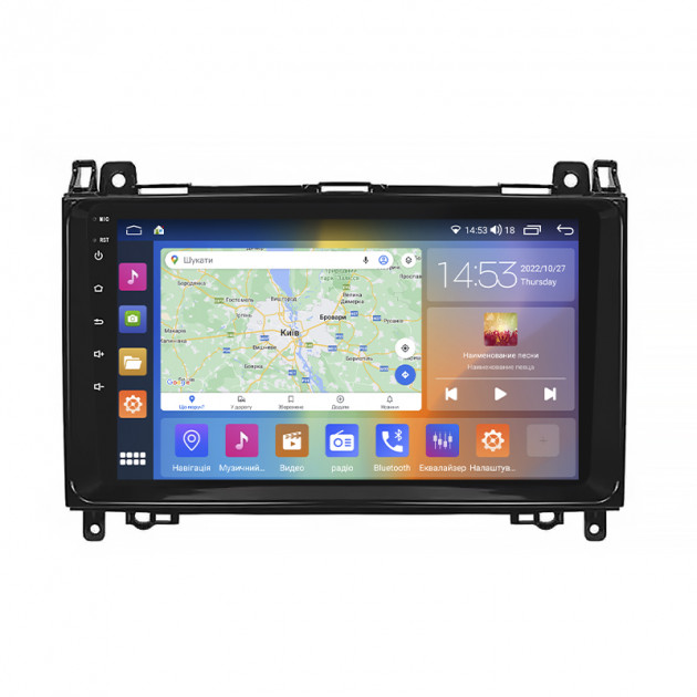 Штатная магнитола Lesko для Mercedes-Benz Viano I (W639) Рестайлинг 2010-2014 экран 9" 2/32Gb CarPlay 4G Wi-Fi GPS Prime