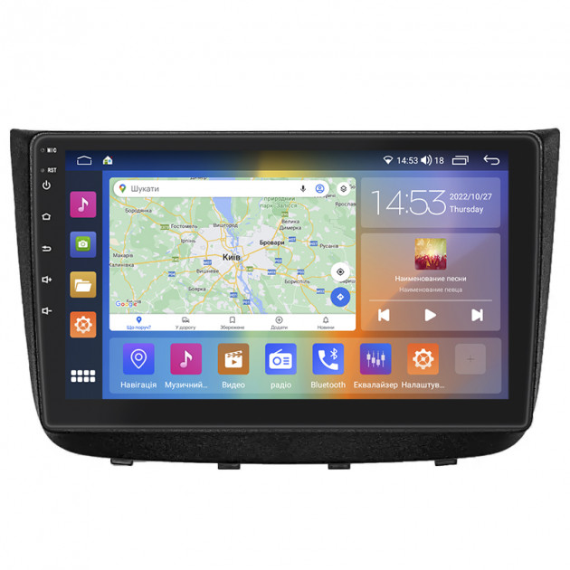 Штатная магнитола Lesko для Mercedes-Benz Vito II (W639) 2003-2010 экран 10" 2/32Gb CarPlay 4G Wi-Fi GPS Prime