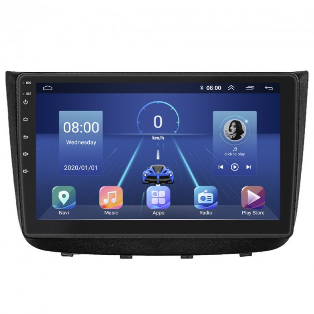 Штатная магнитола Lesko для Mercedes-Benz Vito II (W639) Рестайлинг 2010-2014 экран 10" 6/128Gb 4G Wi-Fi GPS Top