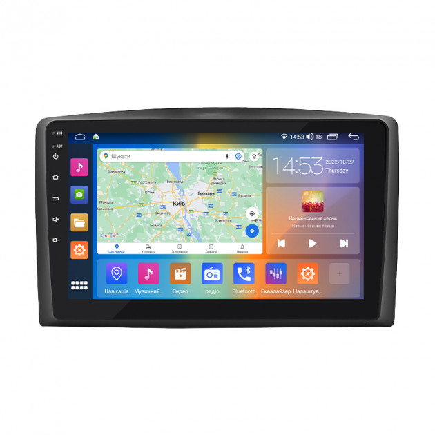 Штатная магнитола Lesko для Mercedes-Benz Vito III (W447) 2014-н.в. экран 10" 4/64Gb CarPlay 4G Wi-Fi GPS Prime