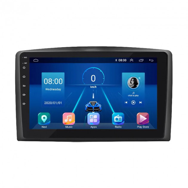 Штатная магнитола Lesko для Mercedes-Benz Vito III (W447) 2014-н.в. экран 10" 6/128Gb 4G Wi-Fi GPS Top