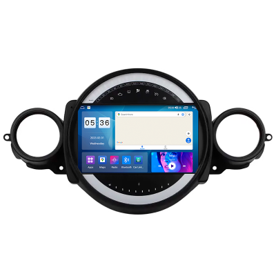 Штатная магнитола Lesko для MINI Cabrio II Рестайлинг 2010-2015 экран 9" 4/64Gb CarPlay 4G Wi-Fi GPS Prime