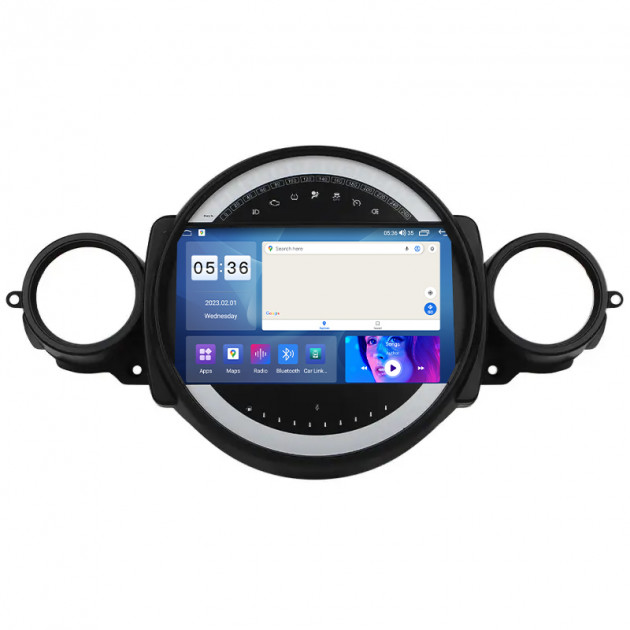 Штатная магнитола Lesko для MINI Clubman I Рестайлинг 2010-2014 экран 9" 4/64Gb CarPlay 4G Wi-Fi GPS Prime