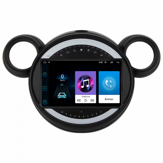 Штатная магнитола Lesko для MINI Countryman I 2010-2016 экран 9" 1/16Gb Wi-Fi GPS Base