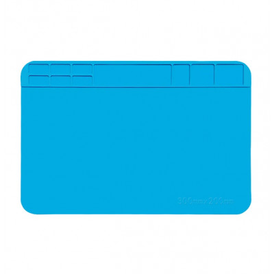 Паяльний термостійкий силіконовий килимок LF-509 blue