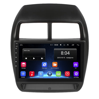 Штатная магнитола Lesko для Mitsubishi ASX I Рестайлинг 3 2020-н.в. экран 10" 2/32Gb Wi-Fi GPS Base
