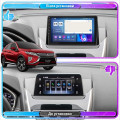 Штатная магнитола Lesko для Mitsubishi Eclipse Cross I 2017-2020 экран 10" 4/64Gb CarPlay 4G Wi-Fi GPS Prime