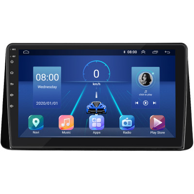 Штатная магнитола Lesko для Mitsubishi Eclipse Cross I 2017-2020 экран 10" 4/64Gb 4G Wi-Fi GPS Top