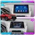 Штатная магнитола Lesko для Mitsubishi Eclipse Cross I 2017-2020 экран 10" 6/128Gb 4G Wi-Fi GPS Top