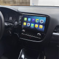 Штатная магнитола Lesko для Mitsubishi Outlander III Рестайлинг 3 2018-н.в. экран 10" 2/32Gb 4G Wi-Fi GPS Top