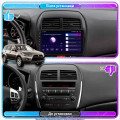 Штатная магнитола Lesko для Mitsubishi Outlander Sport I 2010-2013 экран 10" 4/64Gb 4G Wi-Fi GPS Top