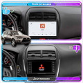 Штатная магнитола Lesko для Mitsubishi Outlander Sport I Рестайлинг 2012-2016 экран 10" 4/64 QLED CarPlay 4G Wi-Fi GPS 360 Prime