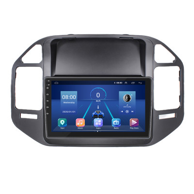 Штатная магнитола Lesko для Mitsubishi Pajero III 1999-2002 экран 9" 6/128Gb 4G Wi-Fi GPS Top