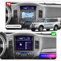Штатная магнитола Lesko для Mitsubishi Pajero IV 2006-2011 экран 9" 2/32Gb CarPlay 4G Wi-Fi GPS Prime