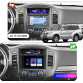 Штатная магнитола Lesko для Mitsubishi Pajero IV Рестайлинг 1 2011-2014 экран 9" 1/16Gb Wi-Fi GPS Base