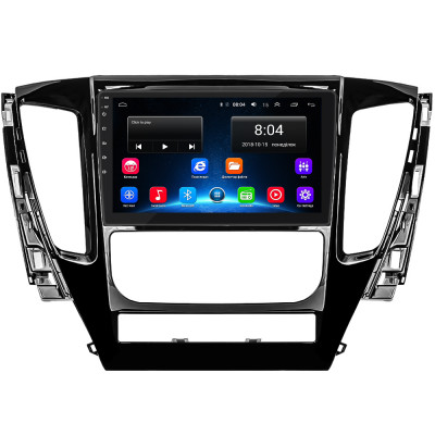 Штатная магнитола Lesko для Mitsubishi Pajero Sport III 2015-2021 экран 9" 2/32Gb Wi-Fi GPS Base