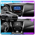 Штатная магнитола Lesko для Mitsubishi Pajero Sport III 2015-2021 экран 9" 2/32Gb 4G Wi-Fi GPS Top