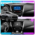 Штатная магнитола Lesko для Mitsubishi Pajero Sport III 2015-2021 экран 9" 6/128Gb 4G Wi-Fi GPS Top