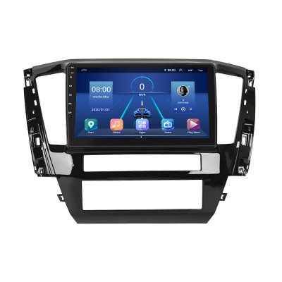 Штатная магнитола Lesko для Mitsubishi Pajero Sport III Рестайлинг 2019-н.в. экран 10" 4/64Gb 4G Wi-Fi GPS Top