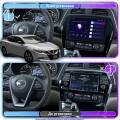 Штатная магнитола Lesko для Nissan Maxima VIII (A36) 2015-2018 экран 10" 2/32Gb CarPlay 4G Wi-Fi GPS Prime