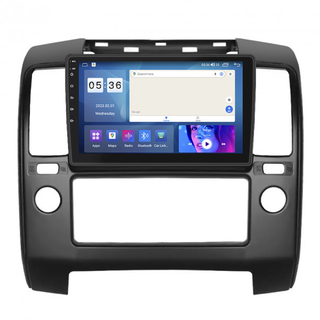 Штатная магнитола Lesko для Nissan Pathfinder III 2004-2010 экран 9" 2/32Gb CarPlay 4G Wi-Fi GPS Prime